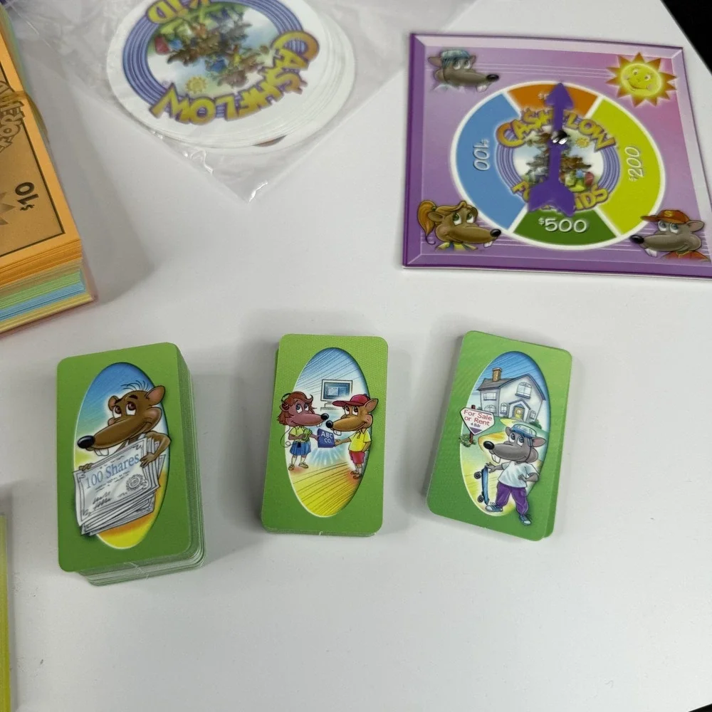 Cashflow For‎ Kids Board Game 2004 CASHFLOW Technologies EDUCATIONAL COMPLETE